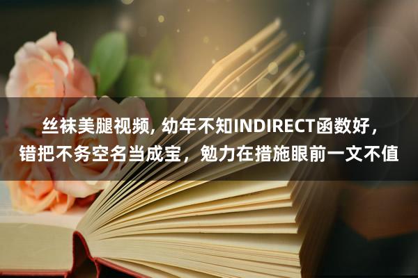 丝袜美腿视频， 幼年不知INDIRECT函数好，错把不务空名当成宝，勉力在措施眼前一文不值