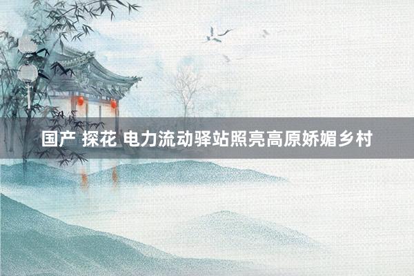 国产 探花 电力流动驿站照亮高原娇媚乡村