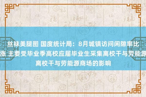 丝袜美腿图 国度统计局：8月城镇访问闲隙率比上月小幅高涨 主要受毕业季高校应届毕业生采集离校干与劳能源商场的影响