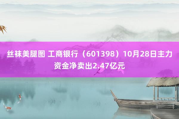 丝袜美腿图 工商银行（601398）10月28日主力资金净卖出2.47亿元