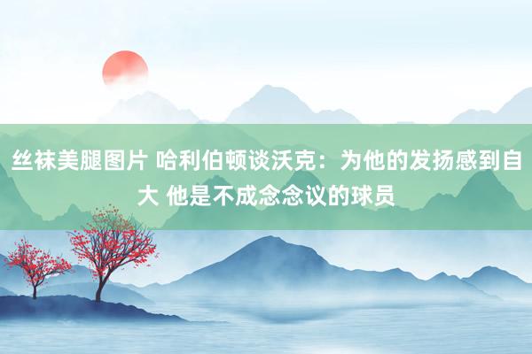 丝袜美腿图片 哈利伯顿谈沃克：为他的发扬感到自大 他是不成念念议的球员