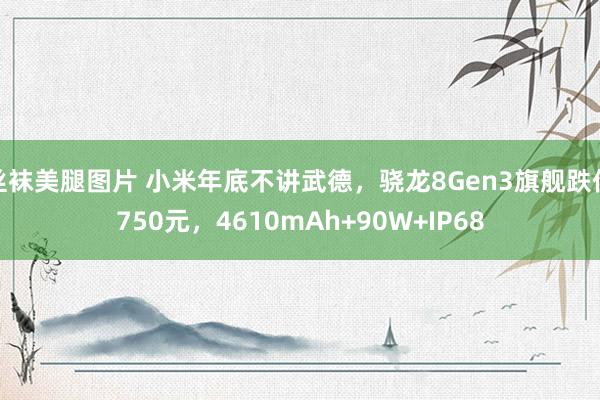 丝袜美腿图片 小米年底不讲武德，骁龙8Gen3旗舰跌价750元，4610mAh+90W+IP68