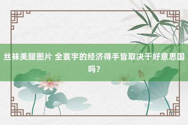 丝袜美腿图片 全寰宇的经济得手皆取决于好意思国吗？