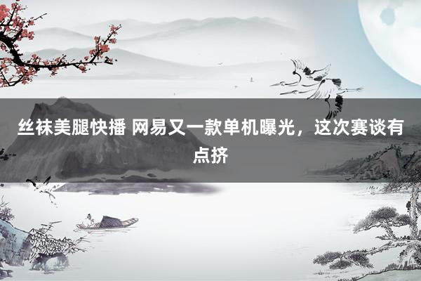 丝袜美腿快播 网易又一款单机曝光，这次赛谈有点挤
