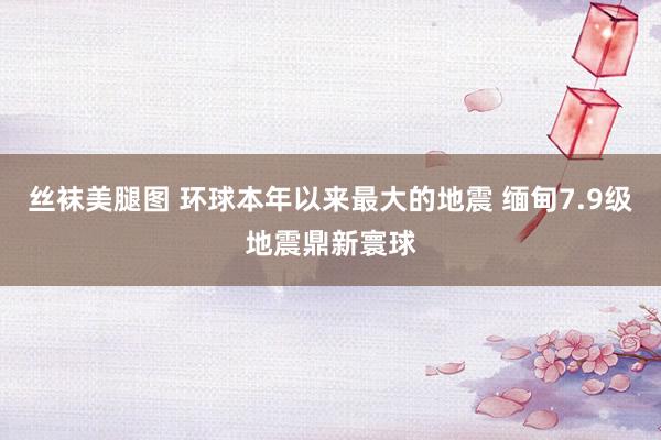 丝袜美腿图 环球本年以来最大的地震 缅甸7.9级地震鼎新寰球