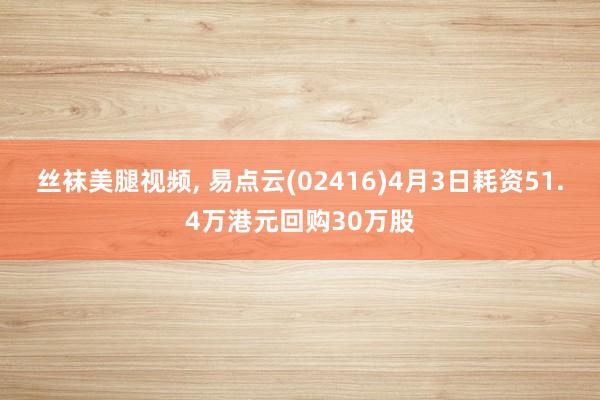 丝袜美腿视频， 易点云(02416)4月3日耗资51.4万港元回购30万股